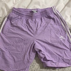 Purple Adidas Shorts